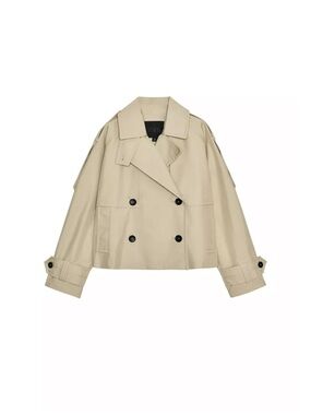 Zara Cropped Trench Coat